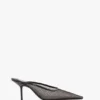 Sloane stiletto mule 75 in black mesh