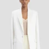 Tailored jacket in ivory