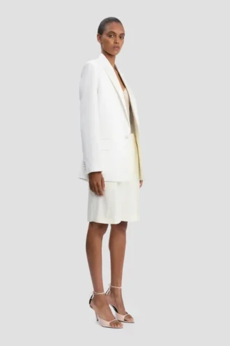 Tailored jacket in ivory