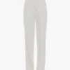Tailored straight leg trouser in ivory