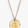 Taurus zodiac necklace