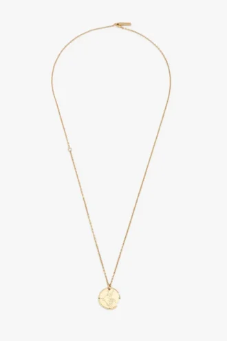 Taurus zodiac necklace