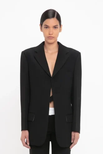Tux jacket in black