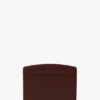 Victoria card holder in burgundy leather