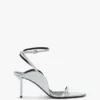 Victoria embellished stiletto sandal 75 in magnesium satin