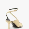 Victoria embellished stiletto sandal 75 in sand satin