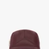 Victoria large travel pouch in burgundy leather