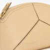 Victoria mini travel pouch in peach grained leather