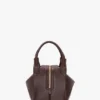 Victoria plia bag in burgundy leather