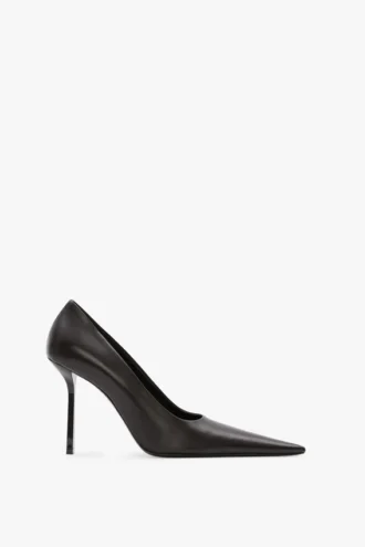 Victoria stiletto pump 100 in black leather