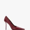 Victoria stiletto pump 100 in burgundy leather