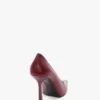 Victoria stiletto pump 100 in burgundy leather
