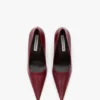 Victoria stiletto pump 100 in burgundy leather