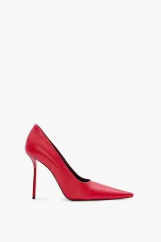 Victoria stiletto pump 100 in red leather