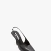 Victoria stiletto slingback 100 in black leather