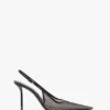 Victoria stiletto slingback 100 in black mesh