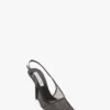 Victoria stiletto slingback 100 in black mesh