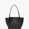 Victoria tote bag in black leather