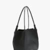 Victoria tote bag in black leather