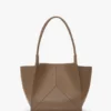 Victoria tote bag in dove grey leather