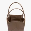 Victoria tote bag in dove grey leather