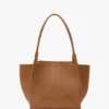 Victoria tote bag in tan leather