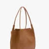 Victoria tote bag in tan leather
