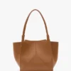 Victoria tote bag in tan leather