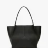 Victoria tote bag large in black leather