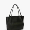 Victoria tote bag large in black leather