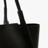 Victoria tote bag large in black leather