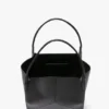 Victoria tote bag large in black leather