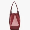 Victoria tote bag large in burgundy mesh