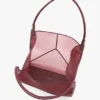 Victoria tote bag large in burgundy mesh