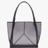 Victoria tote bag large in navy mesh