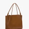 Victoria tote bag large in tan leather