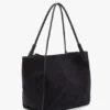 Victoria tote large in navy suede