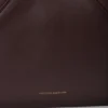 Victoria travel tote bag in burgundy leather