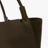 Victoria travel tote bag in khaki leather