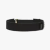 Wide dorian tuxedo belt in black