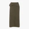 Wrap skirt in sage melange
